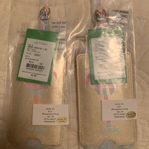 Lilly Pulitzer Catch the Wave luggage tags